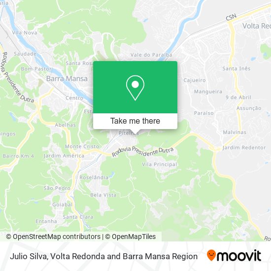 Julio Silva map