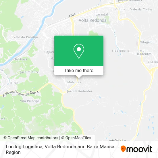 Lucilog Logistica map