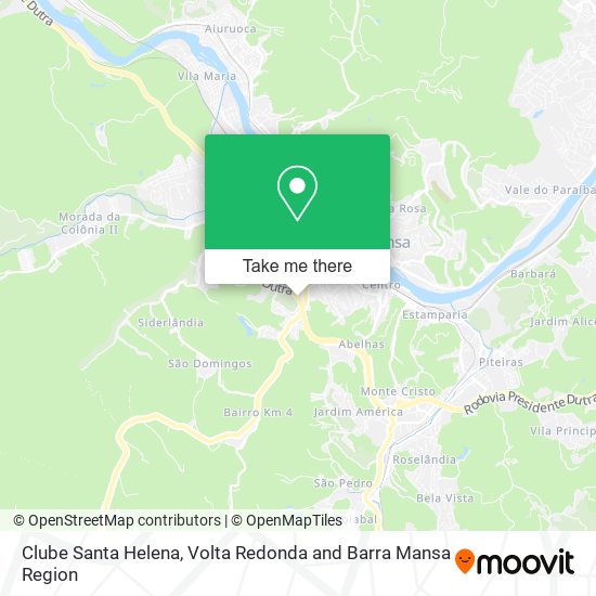 Clube Santa Helena map