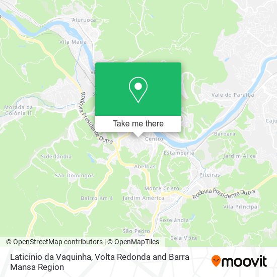 Mapa Laticinio da Vaquinha