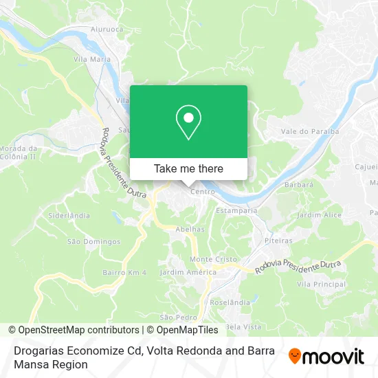 Drogarias Economize Cd map