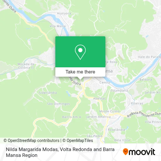 Nilda Margarida Modas map