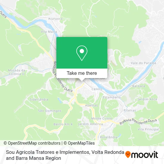 Sou Agrícola Tratores e Implementos map