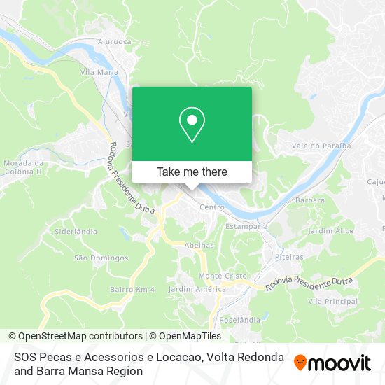 SOS Pecas e Acessorios e Locacao map