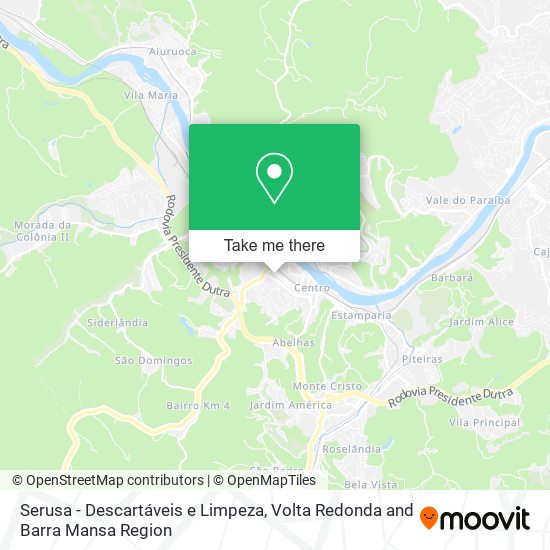 Serusa - Descartáveis e Limpeza map