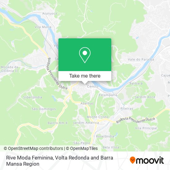 Mapa Rive Moda Feminina