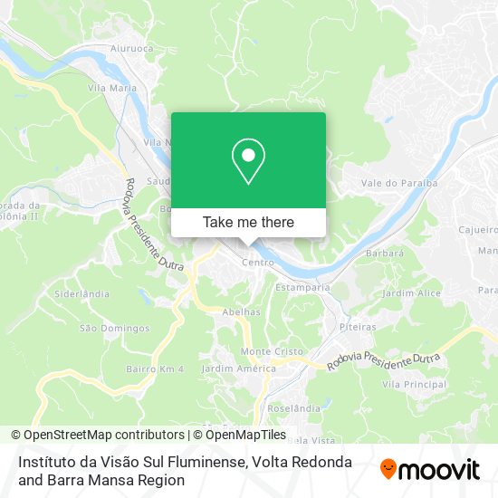 Instítuto da Visão Sul Fluminense map