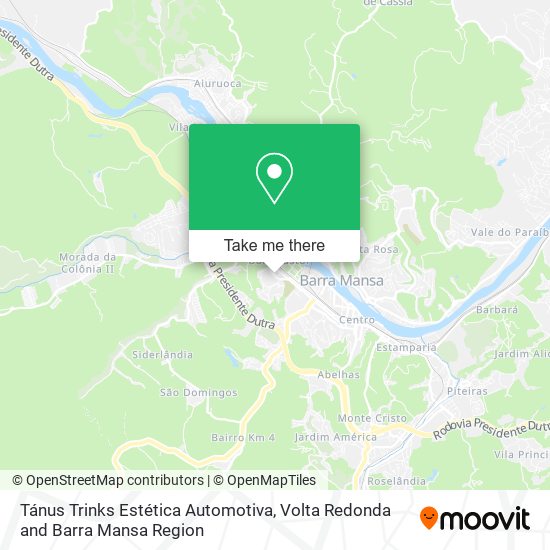Tánus Trinks Estética Automotiva map