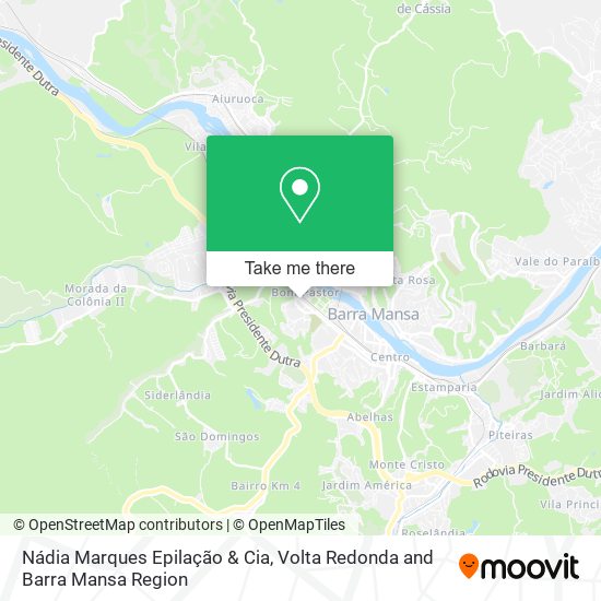 Nádia Marques Epilação & Cia map