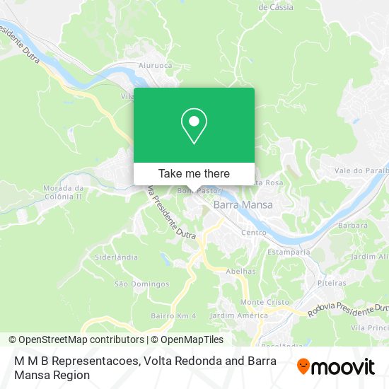 M M B Representacoes map