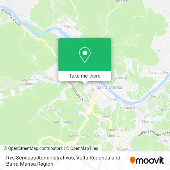 Rvs Servicos Administrativos map