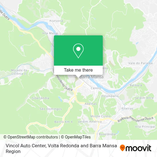 Vincol Auto Center map