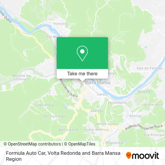 Formula Auto Car map