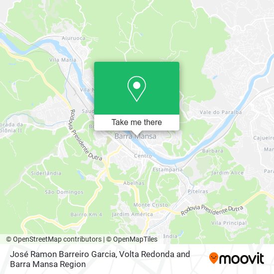 José Ramon Barreiro Garcia map