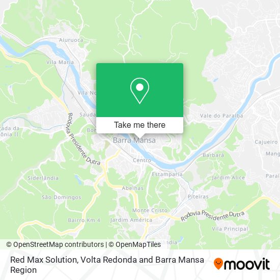 Red Max Solution map