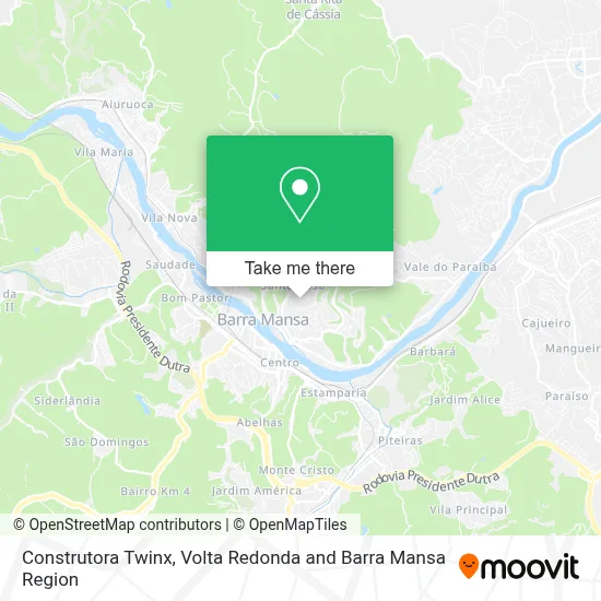 Construtora Twinx map