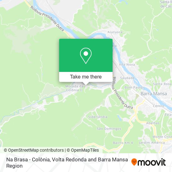 Na Brasa - Colônia map