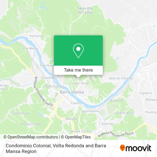 Condominio Colonial map