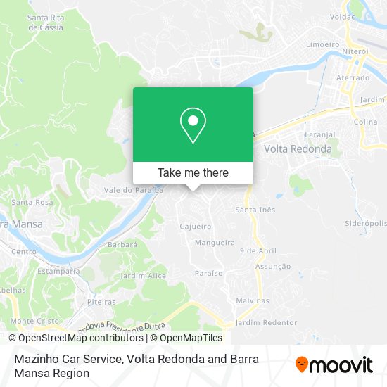 Mapa Mazinho Car Service