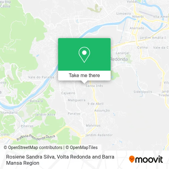 Rosiene Sandra Silva map