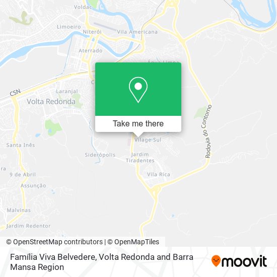 Mapa Família Viva Belvedere