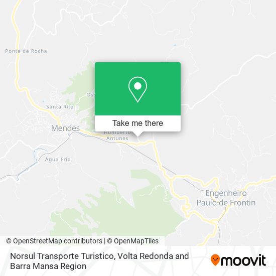 Norsul Transporte Turistico map