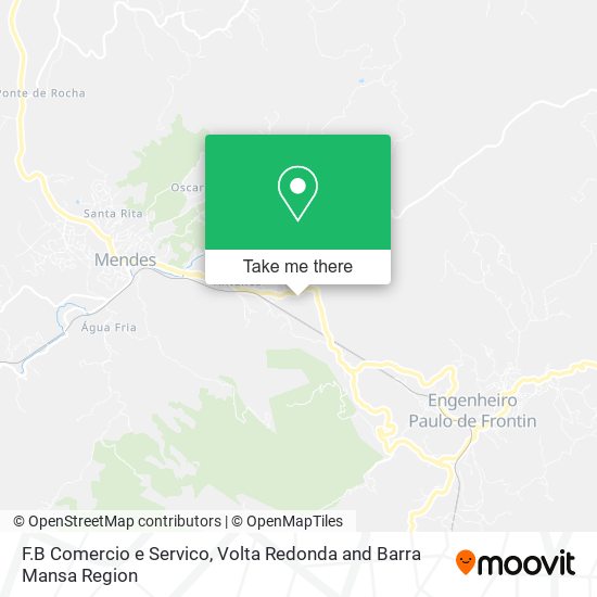 F.B Comercio e Servico map