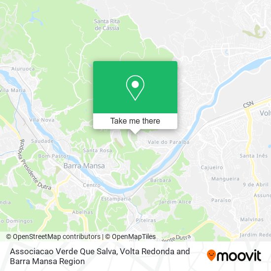Associacao Verde Que Salva map