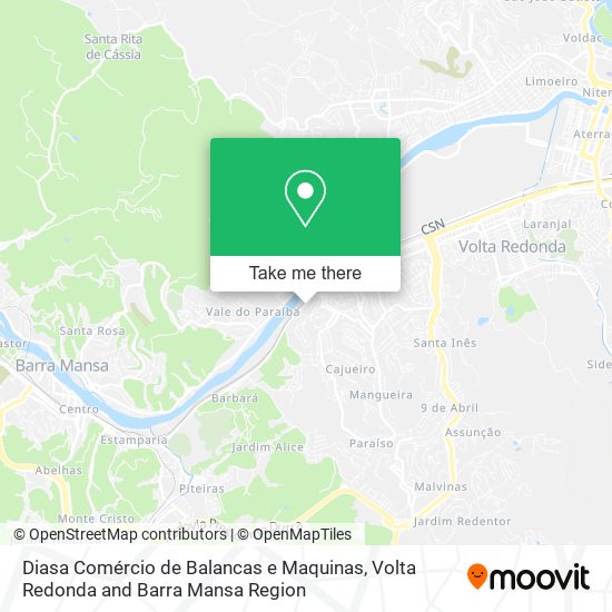 Diasa Comércio de Balancas e Maquinas map