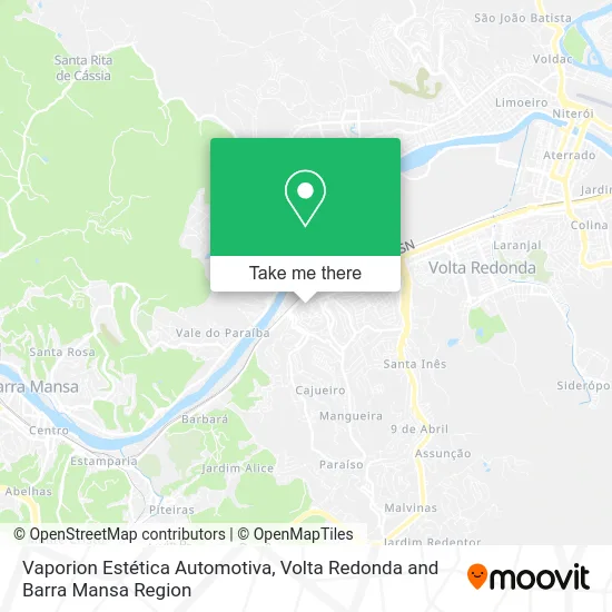 Vaporion Estética Automotiva map