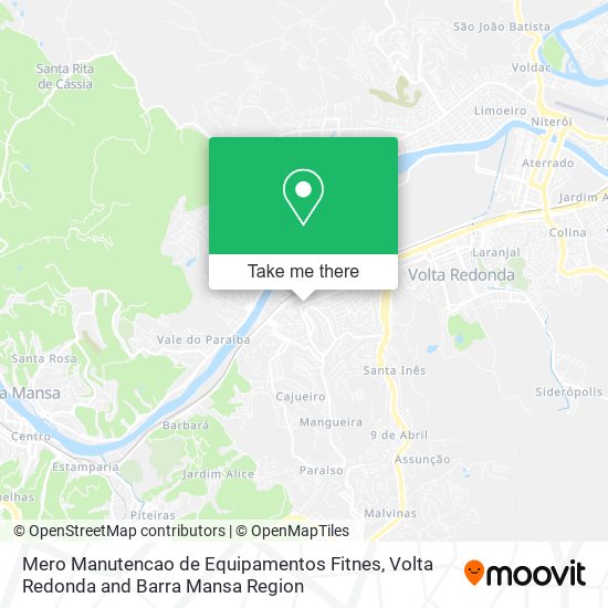 Mapa Mero Manutencao de Equipamentos Fitnes