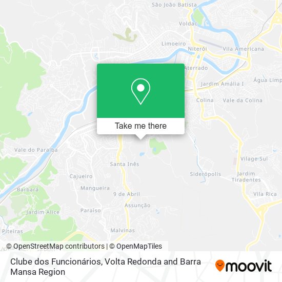 Clube dos Funcionários map