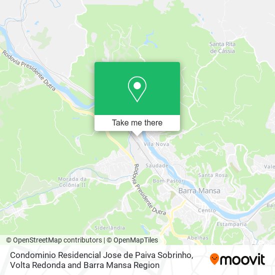 Condominio Residencial Jose de Paiva Sobrinho map