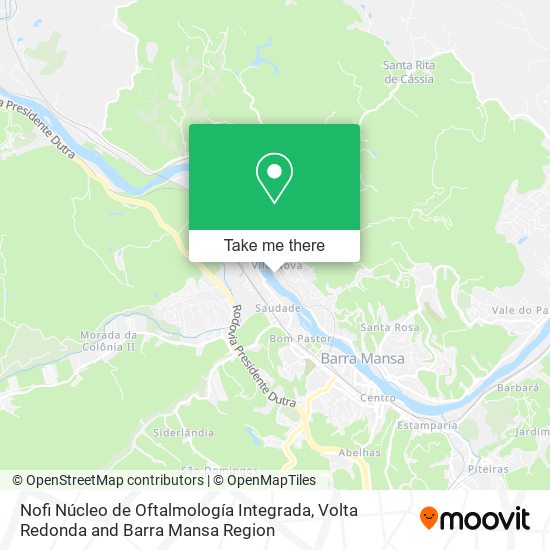 Nofi Núcleo de Oftalmología Integrada map
