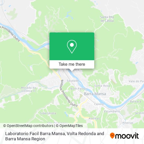 Laboratorio Facil Barra Mansa map
