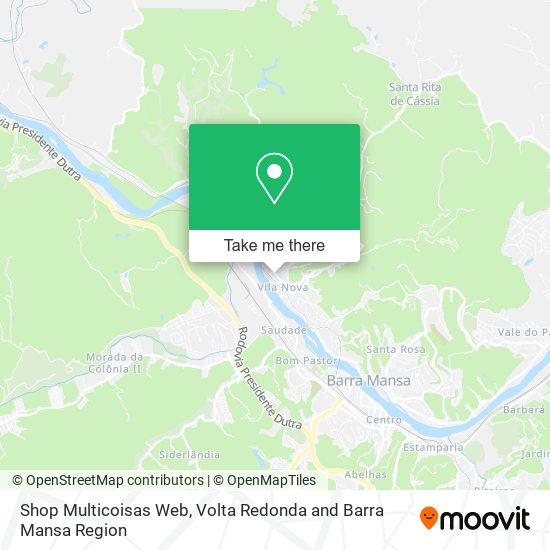 Shop Multicoisas Web map