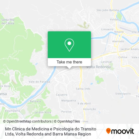 Mn Clinica de Medicina e Psicologia do Transito Ltda map