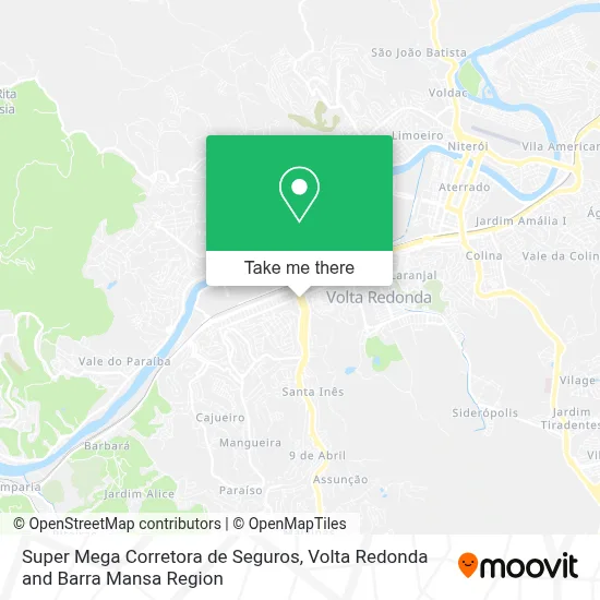 Super Mega Corretora de Seguros map