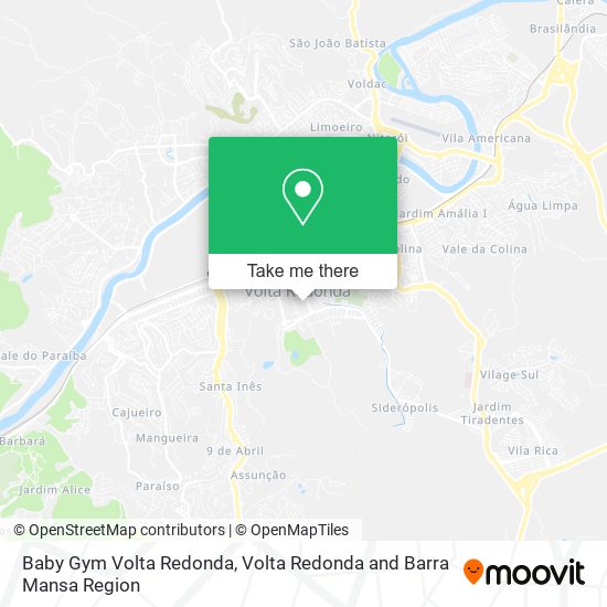 Baby Gym Volta Redonda map