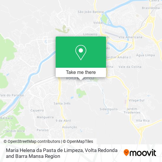 Maria Helena da Pasta de Limpeza map