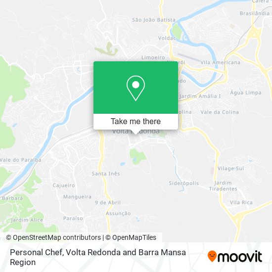 Mapa Personal Chef