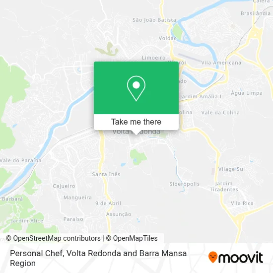 Personal Chef map