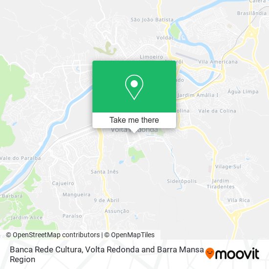 Banca Rede Cultura map