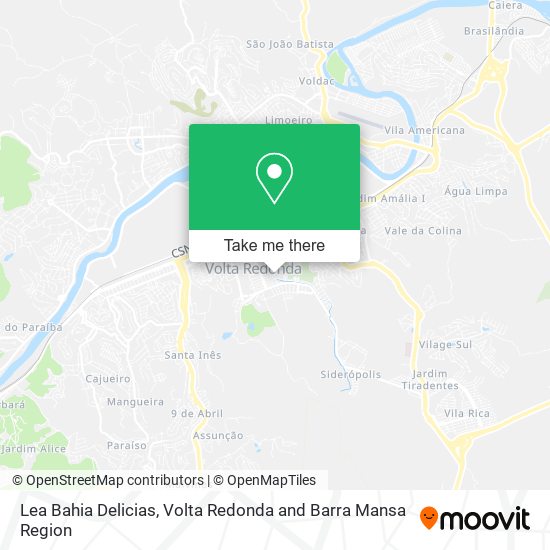 Lea Bahia Delicias map