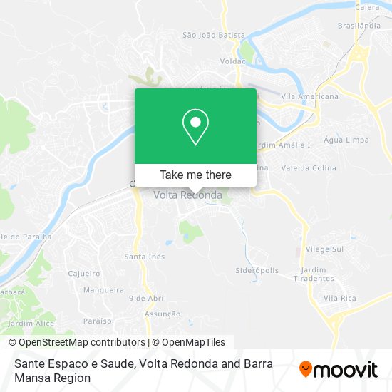 Sante Espaco e Saude map
