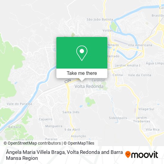 Ângela Maria Villela Braga map