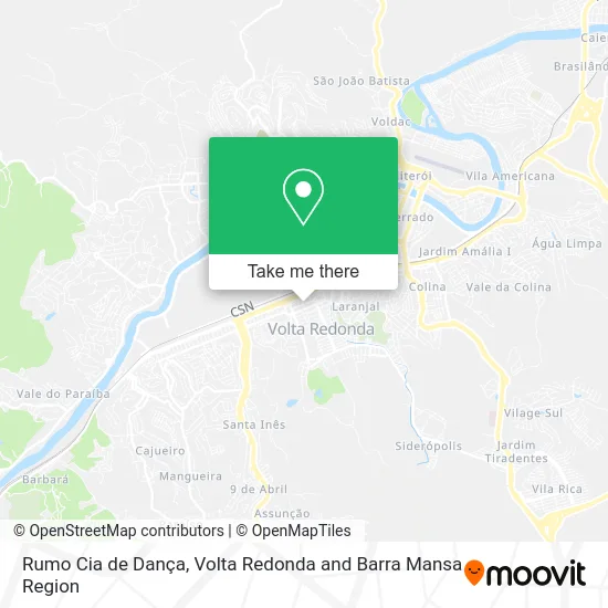Rumo Cia de Dança map
