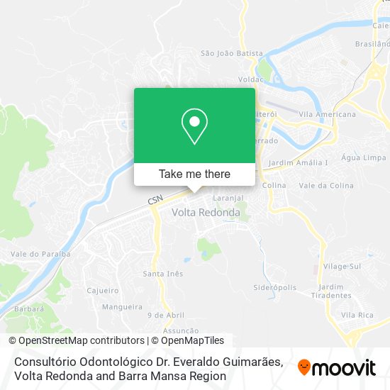 Mapa Consultório Odontológico Dr. Everaldo Guimarães