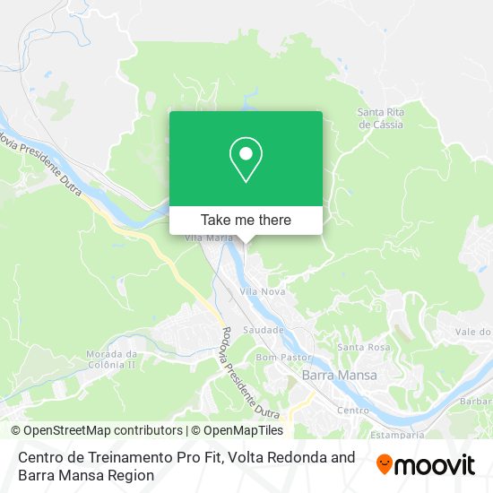 Centro de Treinamento Pro Fit map