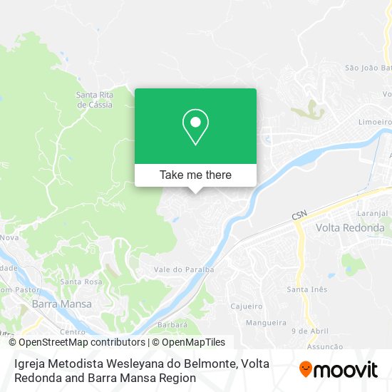 Igreja Metodista Wesleyana do Belmonte map